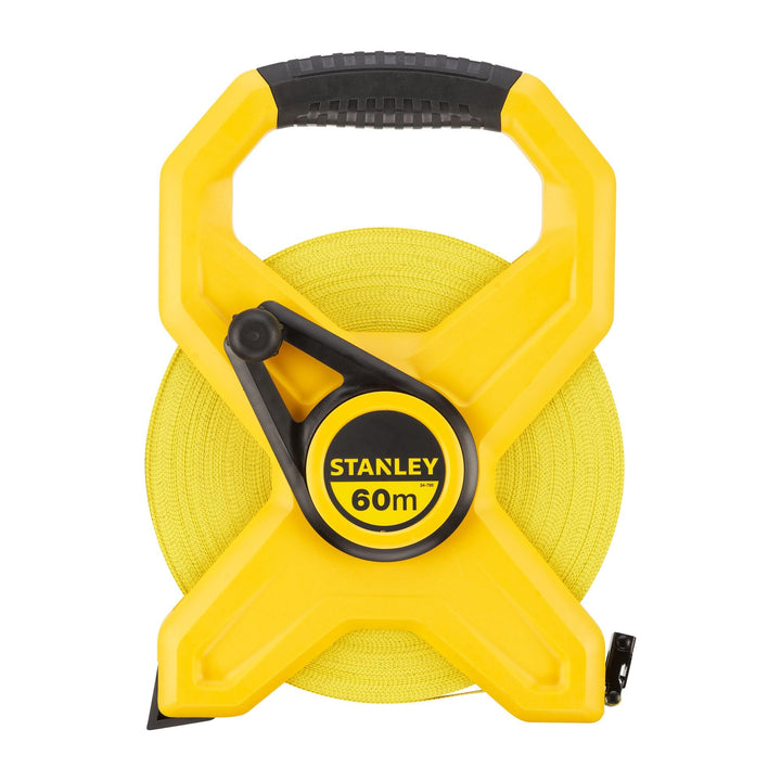Stanley Rahmenbandmass Standard Fiberglas (60 m Länge, 12.7 mm Breite, UV-resistent, Genauigkeitskla