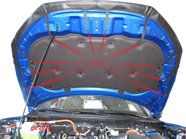 AB3-00821 Auto Bra kompatibel mit Ford Kuga ab 2024 Haubenbra Steinschlagschutz Tuning Bonnet Bra