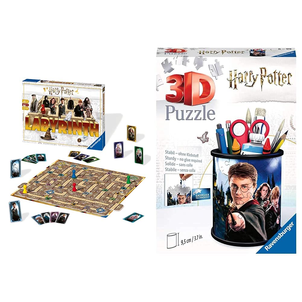 Ravensburger Familienspiele - 26031 Harry Potter Labyrinth - Harry Potter Fanartikel, Das Verrückte