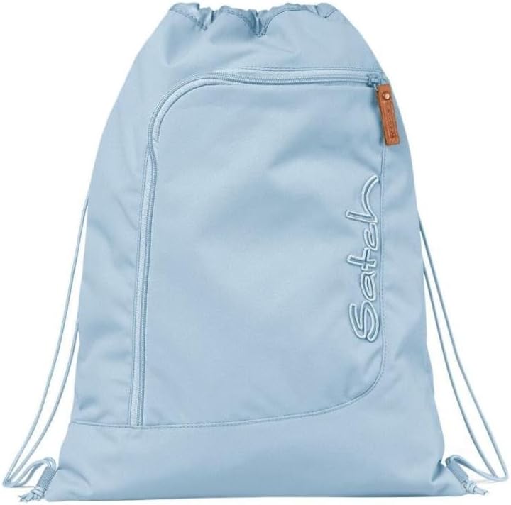 Satch Air Schulrucksack Set 3tlg. inkl. Schlamperbox und Sportbeutel Nordic Ice Blue Skandi Edition,