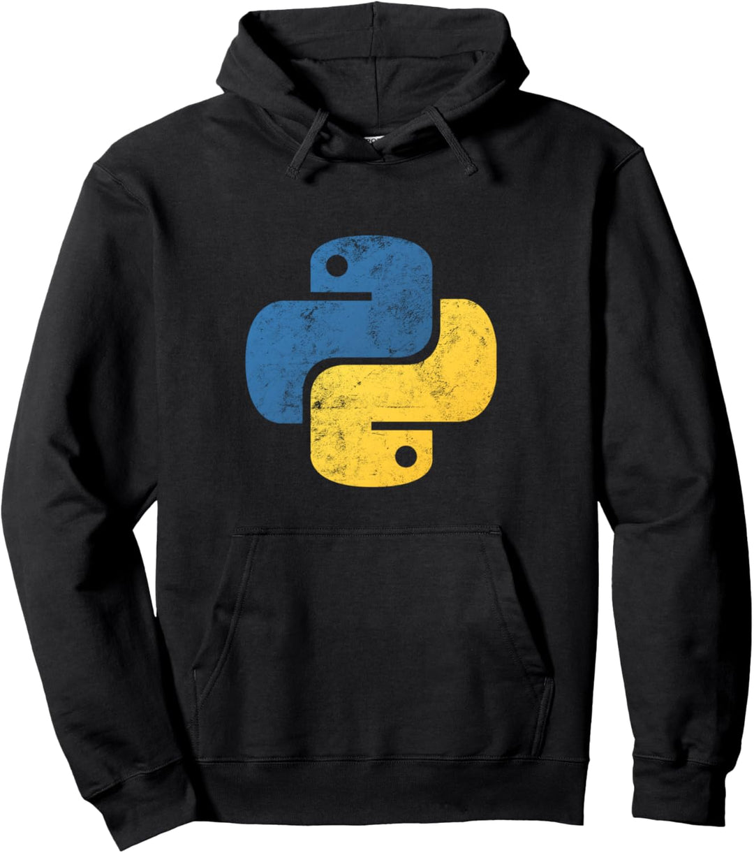 Python-Programmierlogo für Programmierer Pullover Hoodie