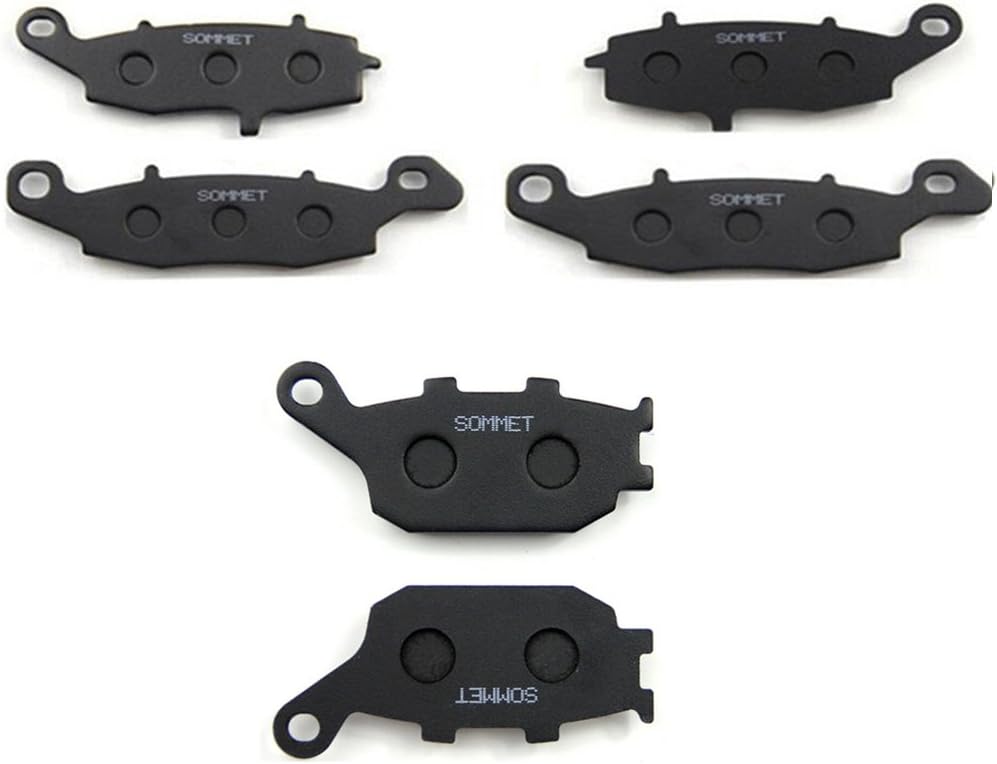SOMMET Bremsbeläge Vorne + Hinten für Suzuki SV 400 (03-05) SV 650 (03-15) GSF 650 Bandit (05-06) GS