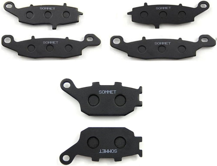SOMMET Bremsbeläge Vorne + Hinten für Suzuki SV 400 (03-05) SV 650 (03-15) GSF 650 Bandit (05-06) GS