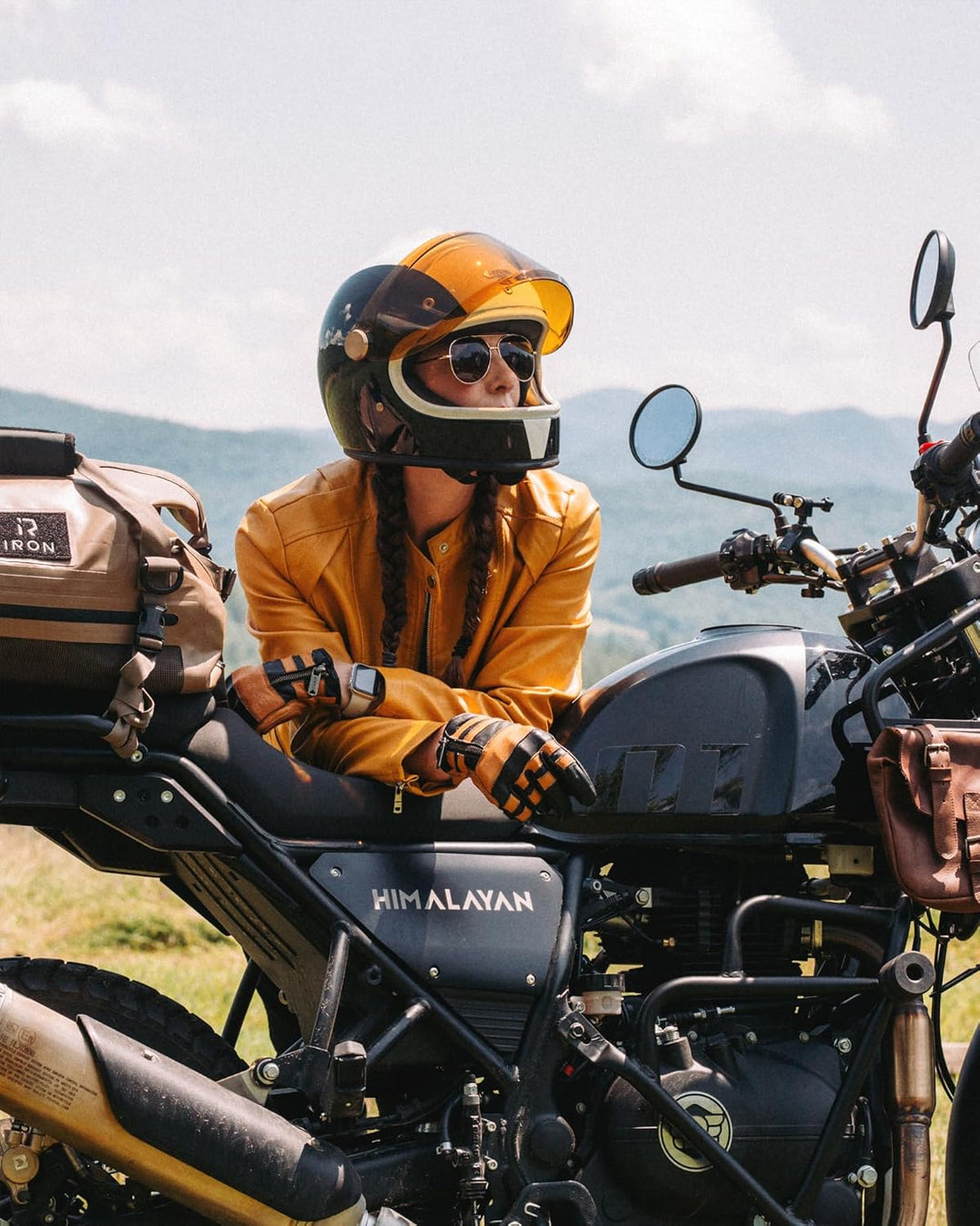 IRON JIA'S Motorradtasche Gepäckrolle wasserdichte Motorrad Hecktasche Satteltasche Reisetasche mit