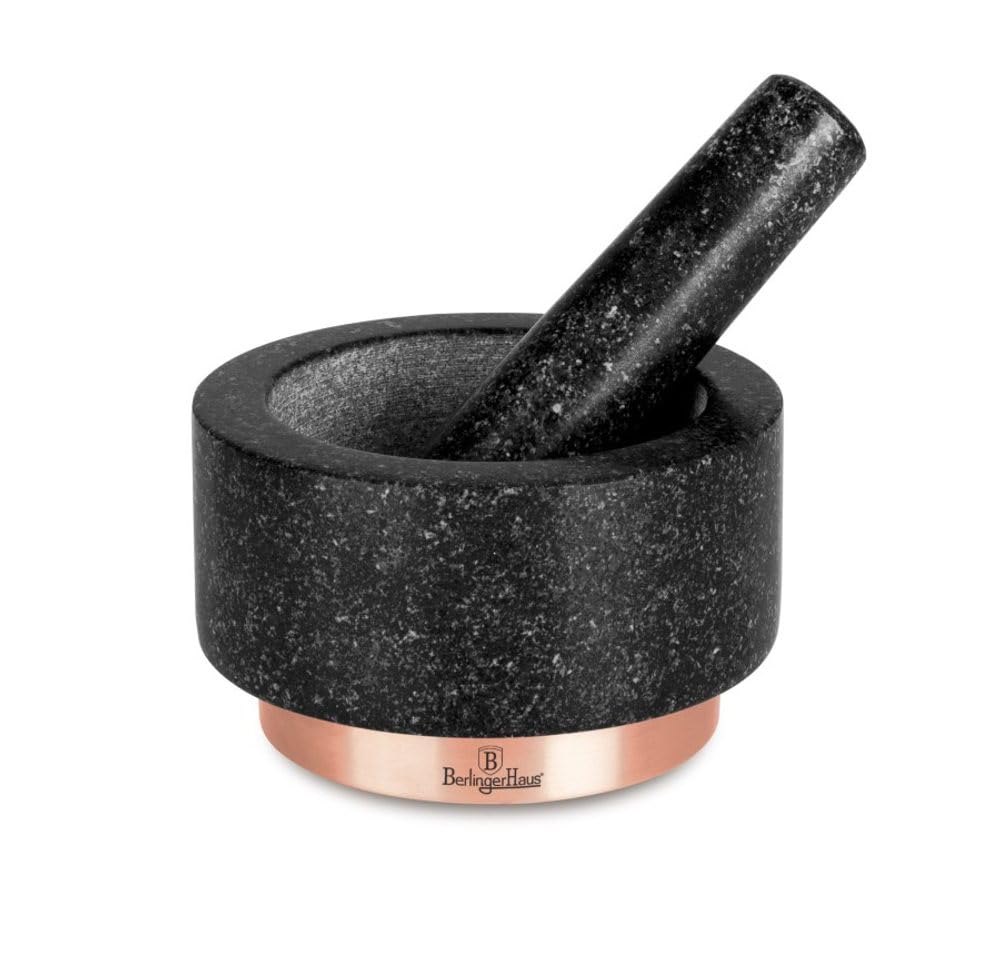 Berlinger Haus Granitmörtel 14 x 8 cm Black Rose Collection BH-8608