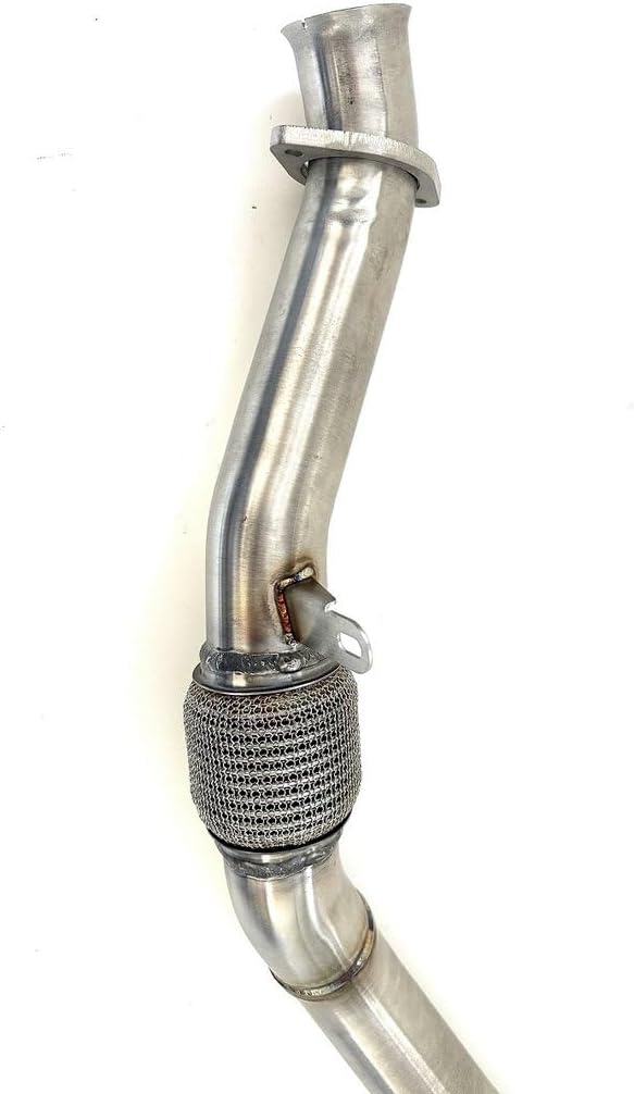 RM Motors Downpipe Rohr Decat kompatibel mit E46 318D 320D M47 M47N 116PS 136PS 150PS 1998 1999 2000