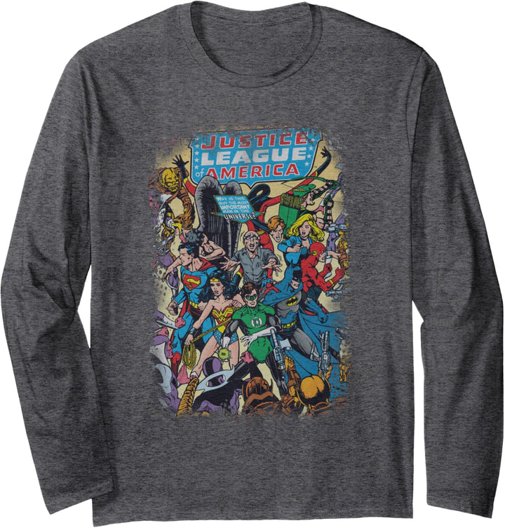 Justice League Most Important Man Langarmshirt