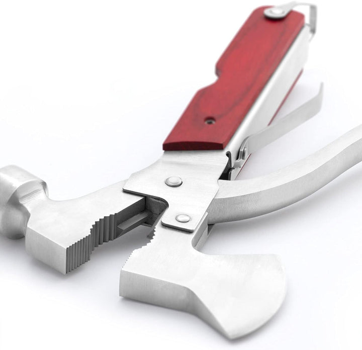 Maverton Multifunktionswerkzeug mit Gravur - kompaktes Multitool - personalisiert - aus Edelstahl +