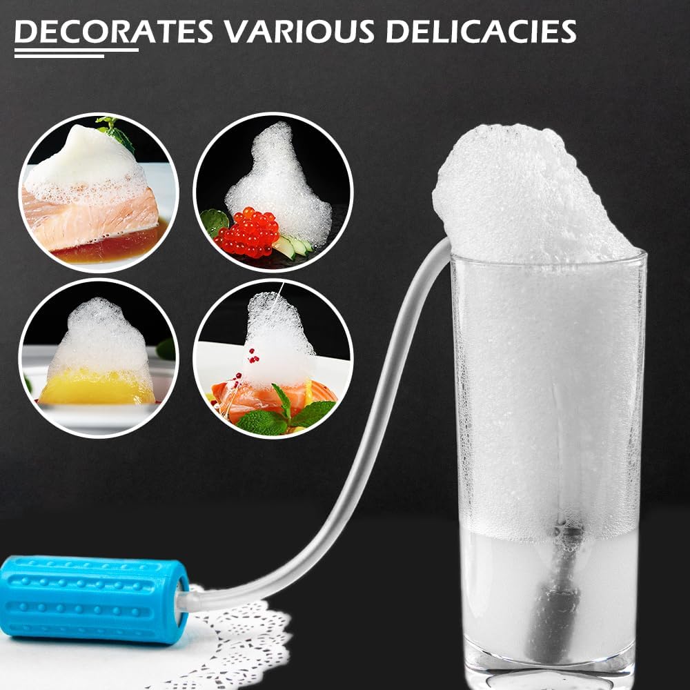 DUEBEL Schaum-Kit für molekulare Gastronomie Kochen, effizientes Schaumherstellungs-Kit für Lebensmi