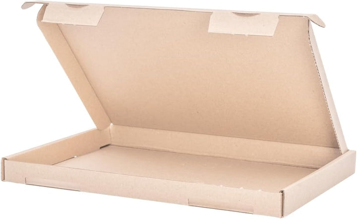 100 Grossbriefkartons 350x250x20mm Braun Versand Post Faltschachtel GB-2 DIN A4 / B4 für Warensendun