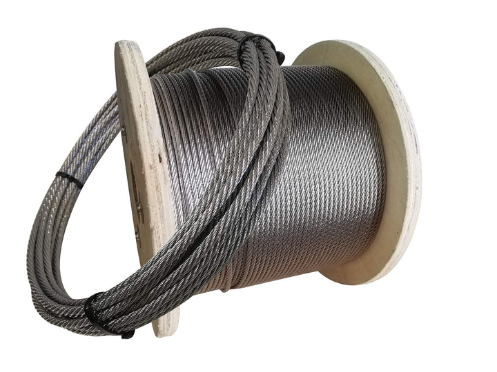 Edelstahl Drahtseil 8mm x 30m V4A AISI316 Rostfrei INOX 7x7 Edelstahldrahtseil Rankhilfe