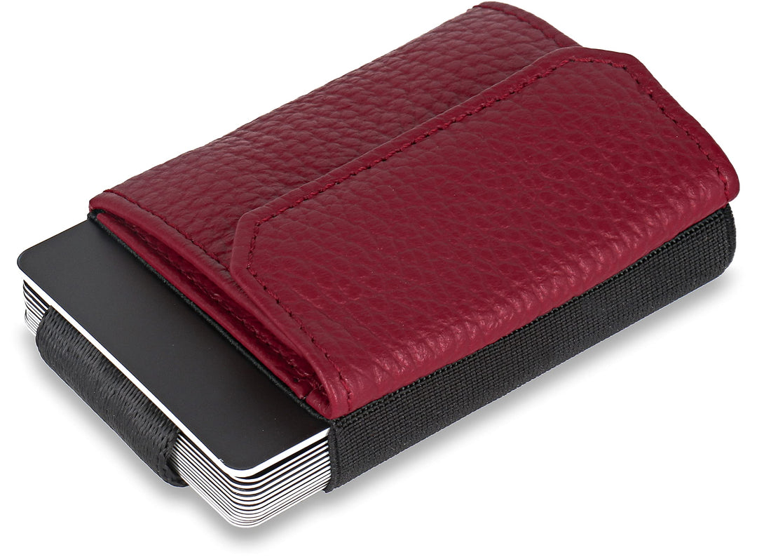Jaimie Jacobs Minimalist Wallet Nano Boy Pocket Mini Geldbörse aus Textil mit Zugband schmaler Karte