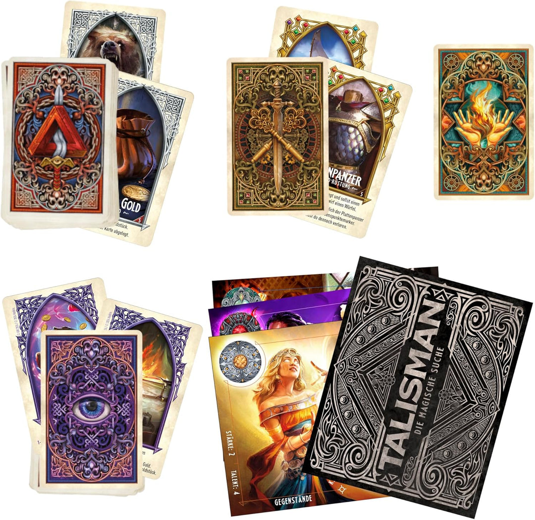 Talisman: Die magische Quest Brettspiel, 5. Auflage - Deutsche Version, Mehrfarbig., Talisman