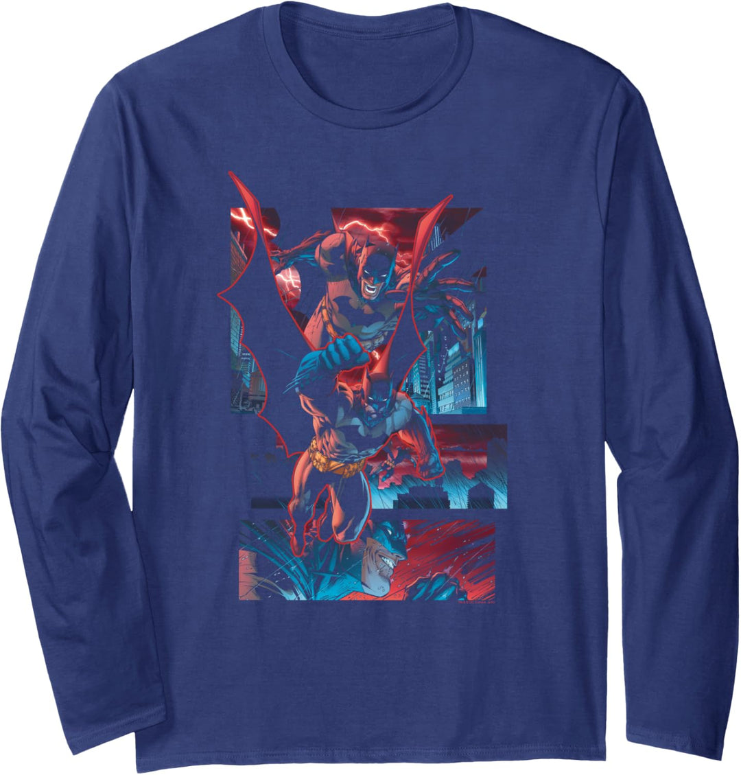 The Dark Knight Batman Dark Knight Panels Langarmshirt