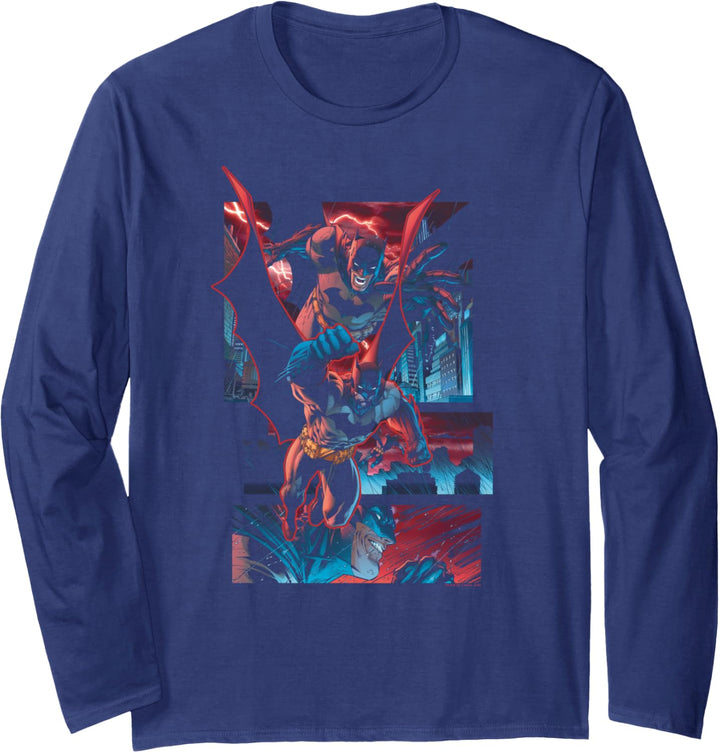 The Dark Knight Batman Dark Knight Panels Langarmshirt