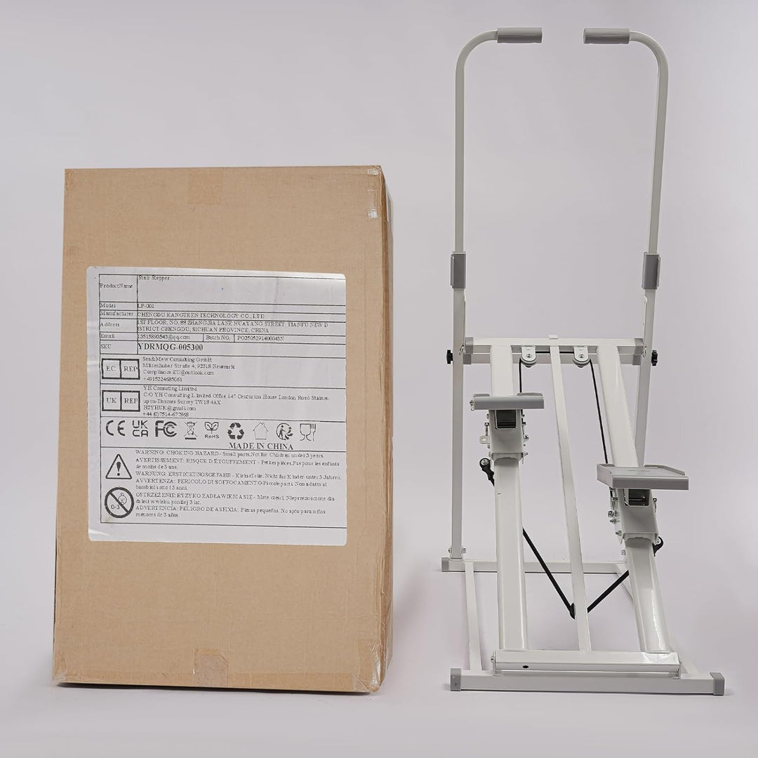 Treppenstepper Klappbar, Vertikaler Klettergerät 100kg Belastbarkeit, Stufen Stepper Heimtrainer für