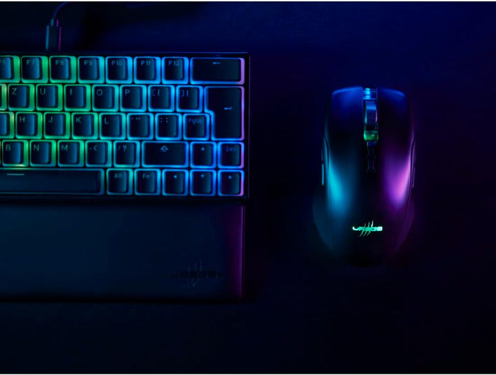 uRage Gaming-Maus Reaper 610 Wireless, kabellose Maus mit 9 programmierbaren Tasten, bis zu 16.000 D