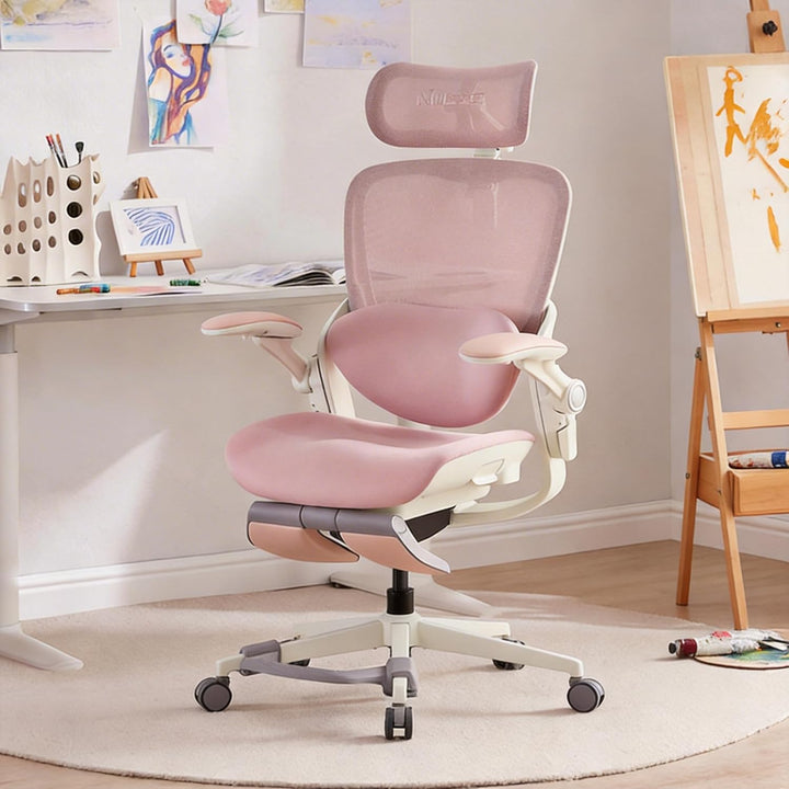 MUSSO E80 Muse FemmePosture™ Ergonomischer Bürostuhl für Frauen - 135° Neigung & 3D-Lendenstütze, 17