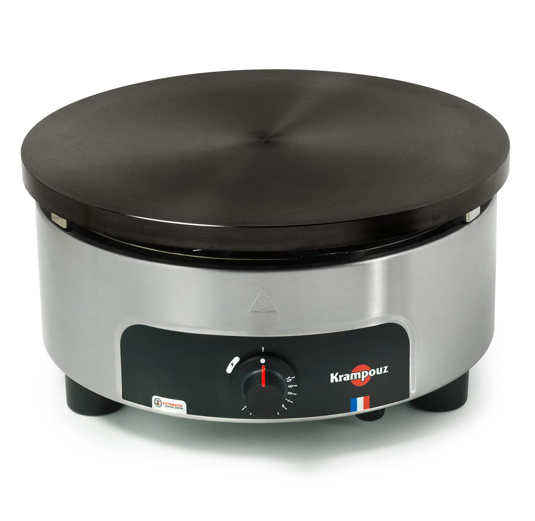 Crepes maker Crepesgerät 40cm Krampouz Komfort Rund Gas Thermostat mit Batteriezündung