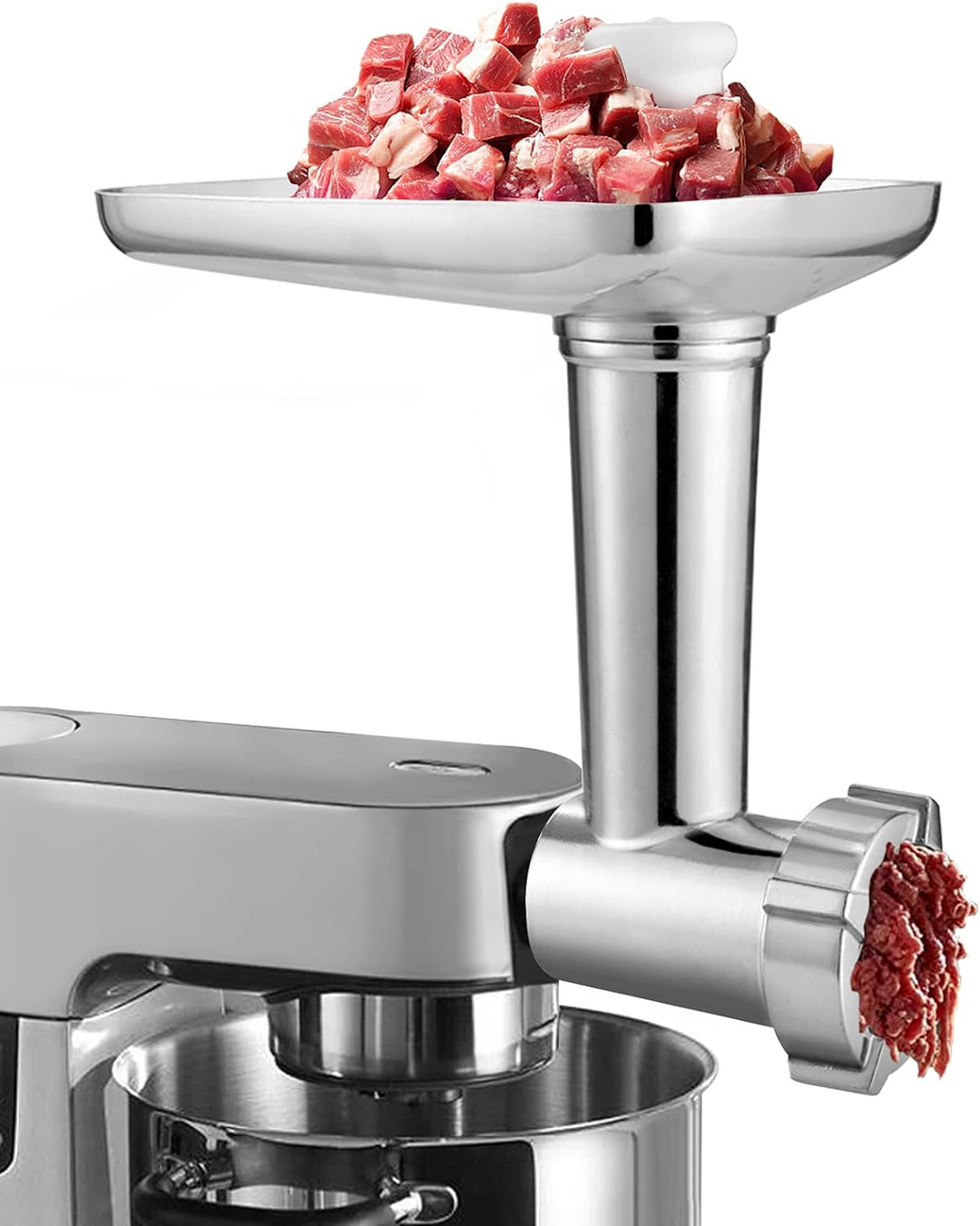 Gdrtwwh Fleischwolf Zubehör Geeignet für Kenwood alle Chef und kMix Küchenmaschine,mit 2 Wurstfüllro