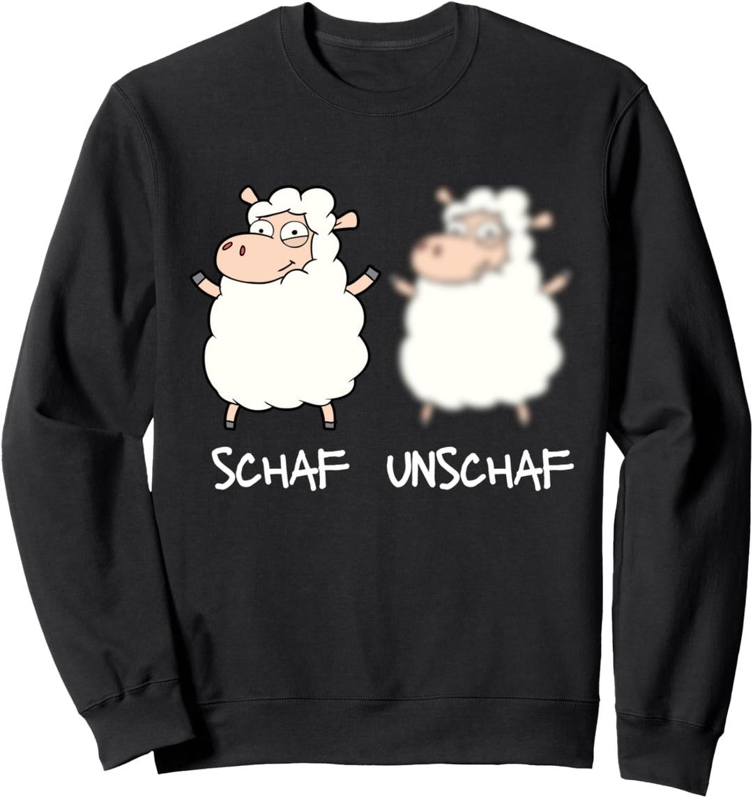 Lustiges Geschenk für Fotografen - Fotografie Schaf Objektiv Sweatshirt