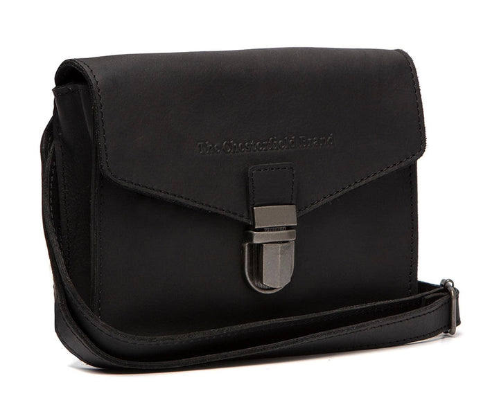 The Chesterfield Brand Wax Pull Up Sevilla Umhängetasche Leder 18 cm, Schwarz, Einheitsgrösse