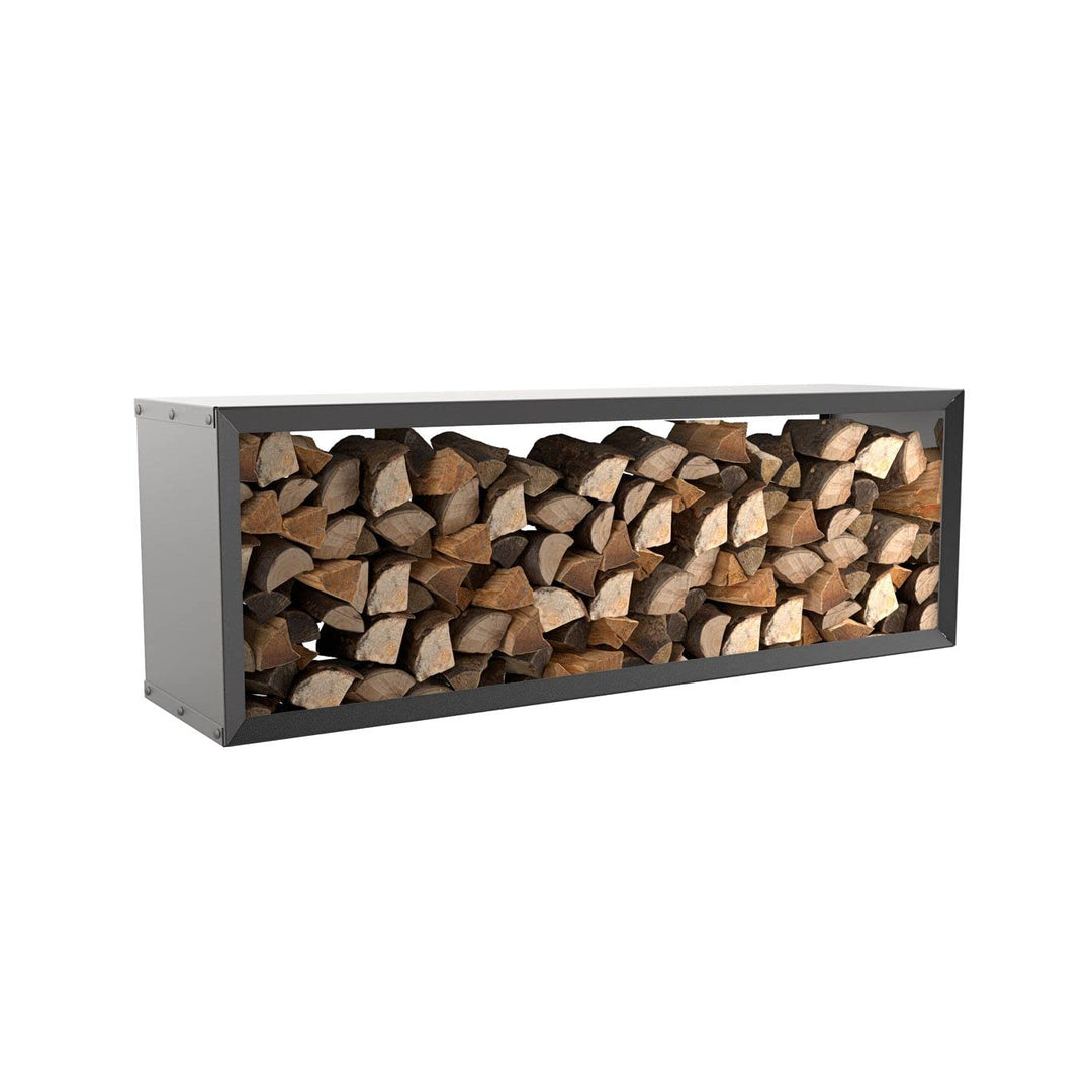 hiyard Holzlager | Wooker wide 149 x 49 cm | Kaminholzregal | Brennholzregal | Made in Germany | ros