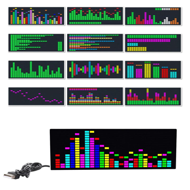 Musik-Spektrum-Anzeige, LED-Musik-Analysator, Audio-Spektrum-Analysator, Rhythmus-Licht-Level-Voice-