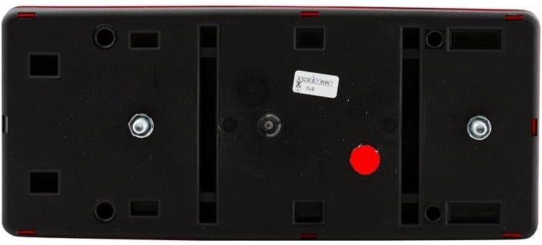 HELLA - Heckleuchte - Glühlampe - 12V - Anbau - Lichtscheibenfarbe: rot - Stecker: Flachstecker - li