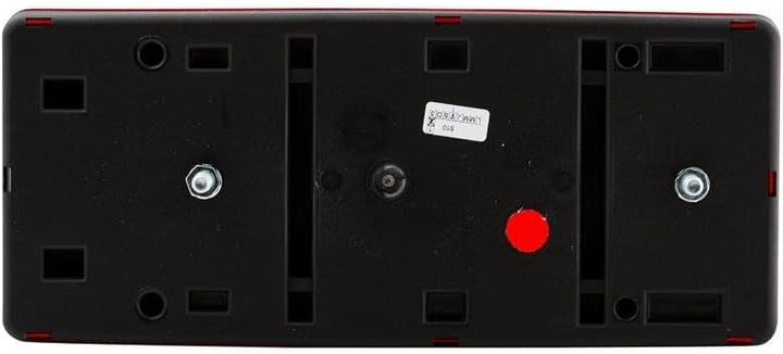 HELLA - Heckleuchte - Glühlampe - 12V - Anbau - Lichtscheibenfarbe: rot - Stecker: Flachstecker - li