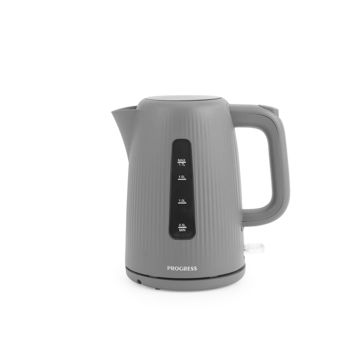 Progress Mellow Elektrischer Wasserkocher – 1,7 L Fassungsvermögen, Abnehmbarer Kalkfilter, 360°-Dre