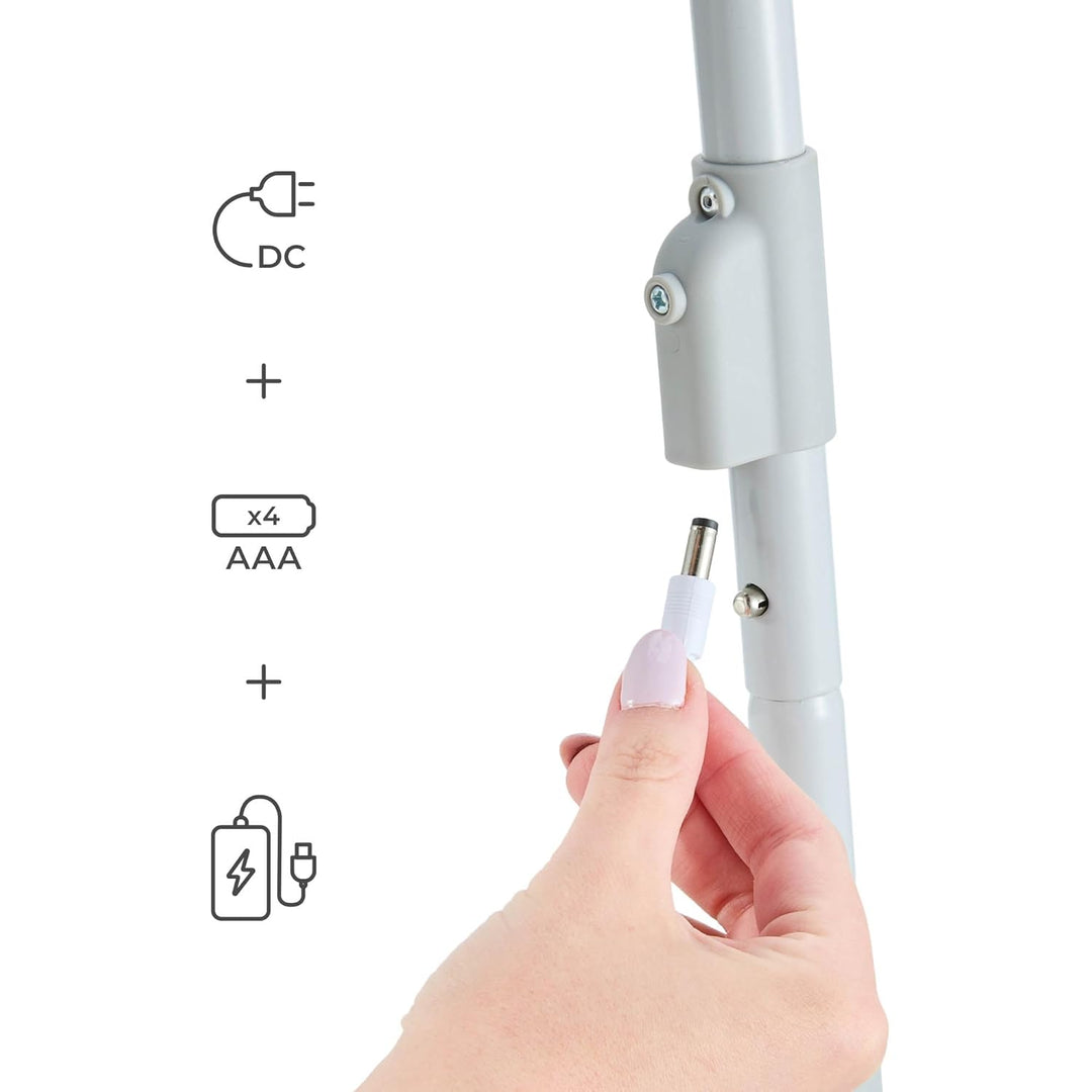 Kinderkraft SWINGEE Elektrische Babywippe, mit Schwingfunktion, eingebauter Timer, verstellbare Rück