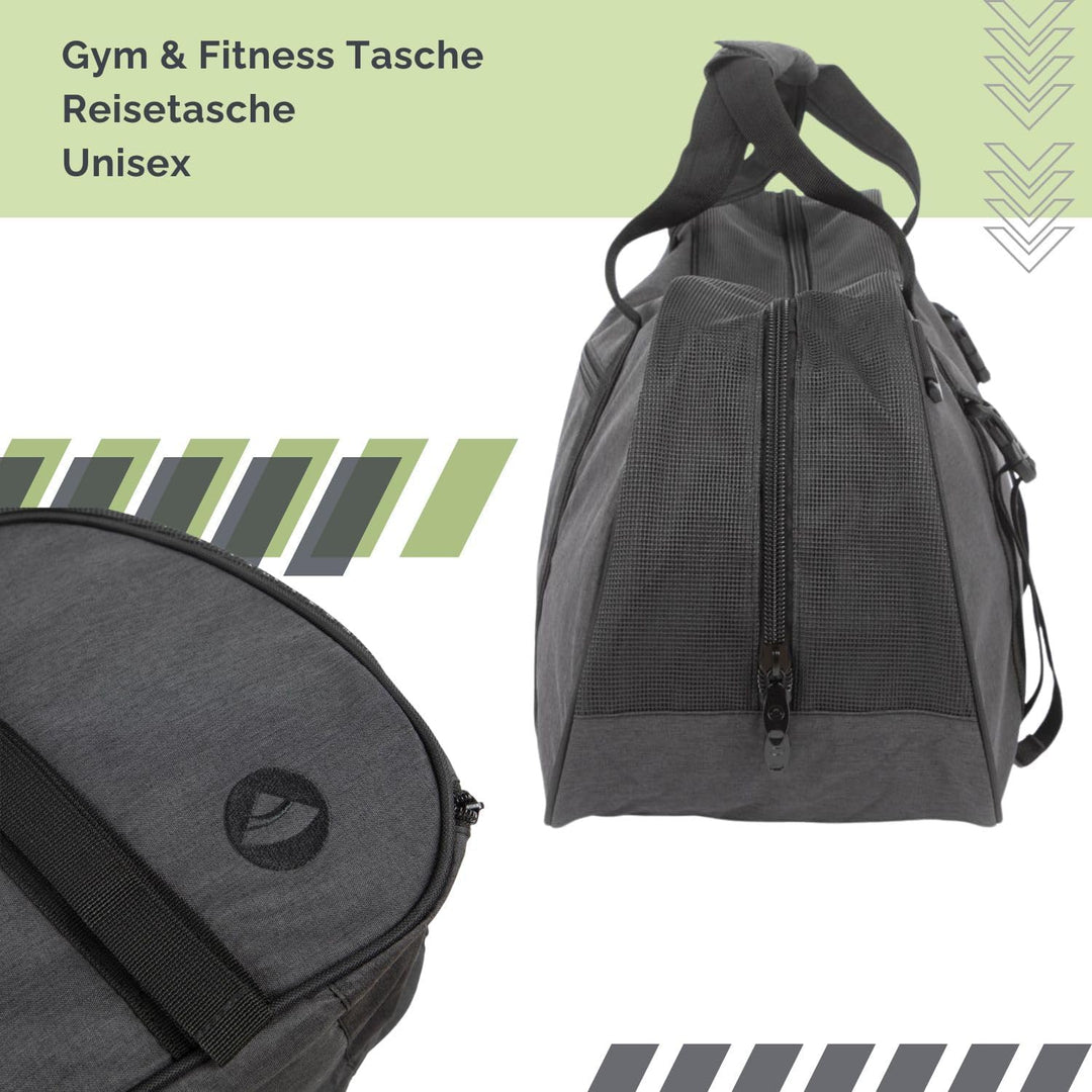 Bodhi Sporttasche | Ideal zum Yoga &amp; als Weekender | Gym &amp; Fitness Tasche | Reisetasche | Unisex | i