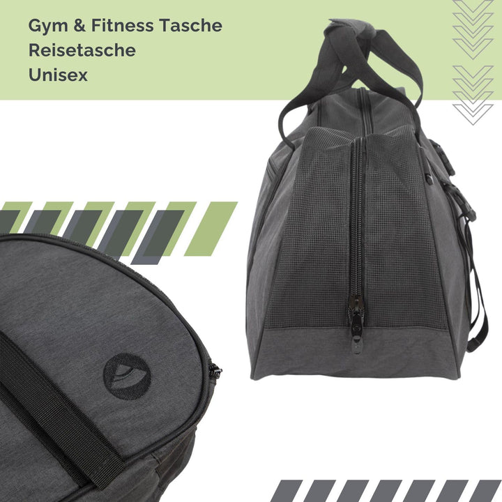 Bodhi Sporttasche | Ideal zum Yoga &amp; als Weekender | Gym &amp; Fitness Tasche | Reisetasche | Unisex | i