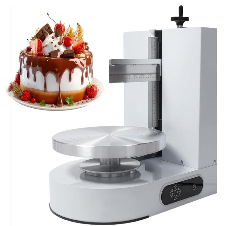 Einstellbare Tortencremestreichmaschine Automatisch Verstellbarer Tortenglätter für 4-12 Zoll Kuchen