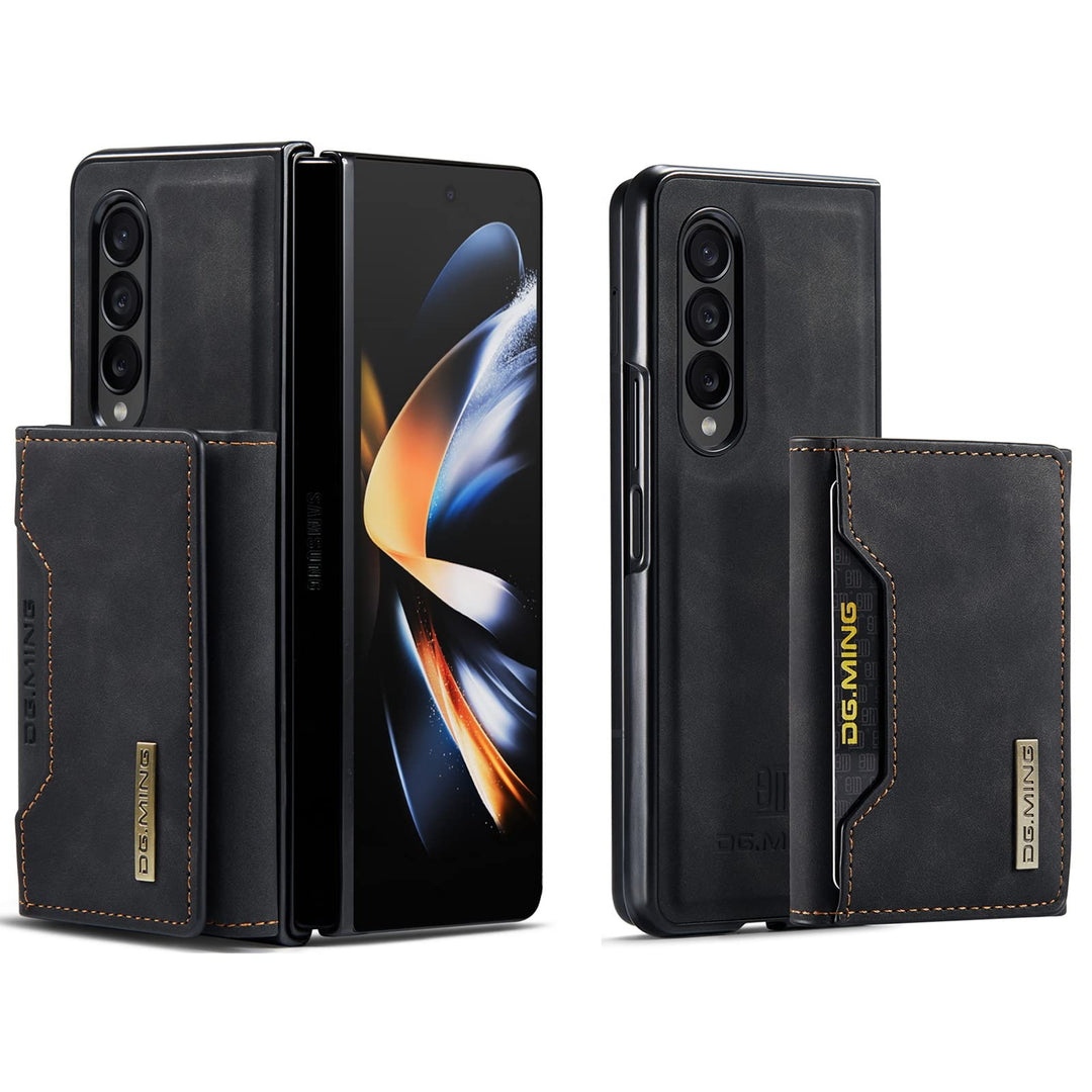 UDBKKDX 2 in 1 Handyhülle für Samsung Galaxy Z Fold 5, abnehmbare Brieftasche und magnetische Adsorp