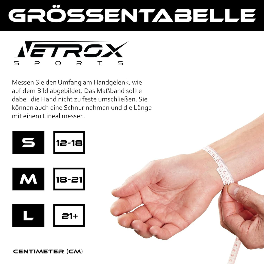 Netrox - Zughaken Zughilfen für Krafttraining - Metall Haken - schwere Gewichte - für Kreuzheben, Bo