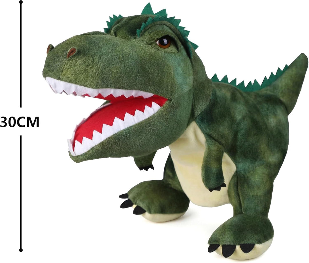 LOMTRATS Dinosaurier-Handpuppen für Kinder, Kleinkind enthält Triceratops und Tyrannosaurus Rex mit