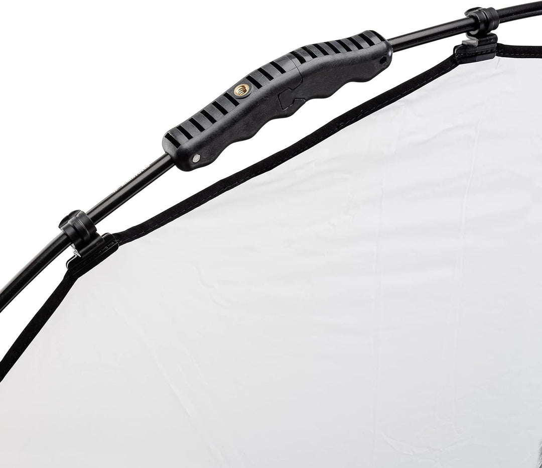 Manfrotto HaloCompact Plus Diffusor 98 cm 2-Stop Rundreflektor - RapidExoframe™ Technologie - Zusamm