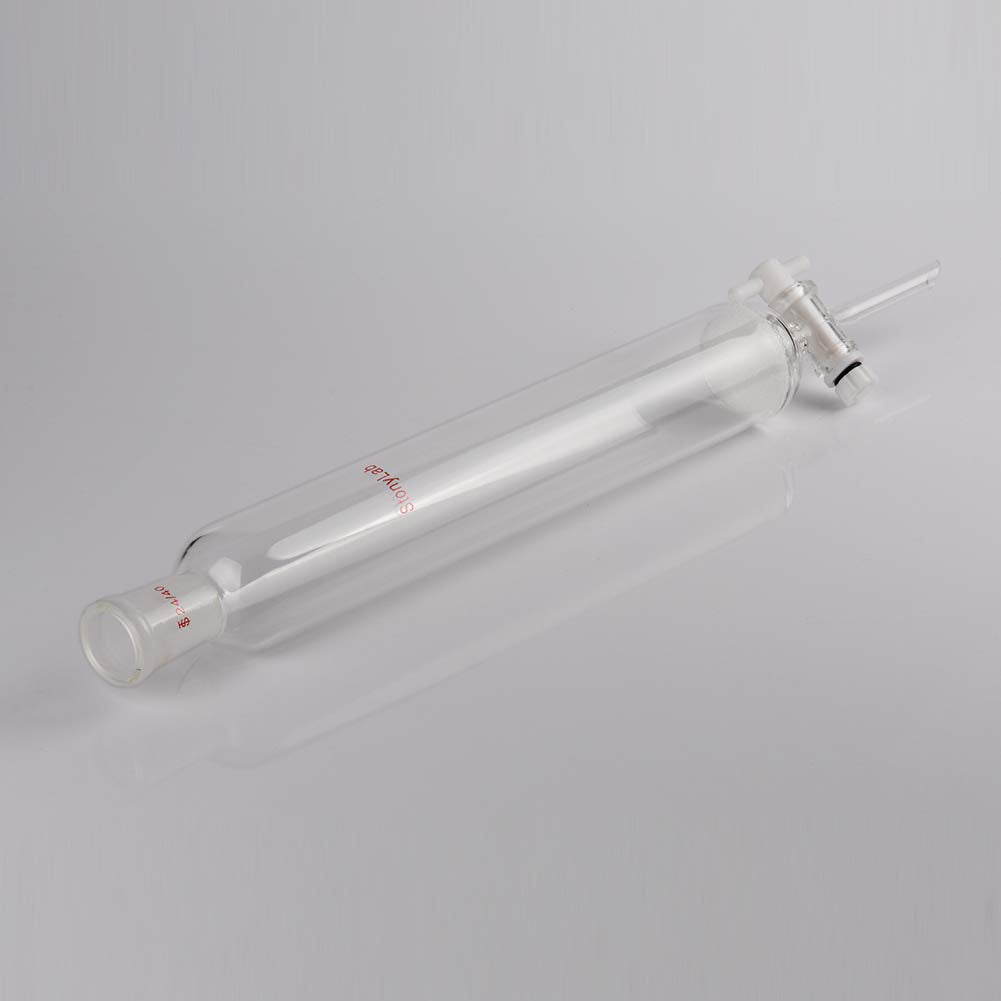 stonylab Chromatographie Säule aus Borosilikatglas, Chromatography Column 24/40 Gelenk Chromatograph