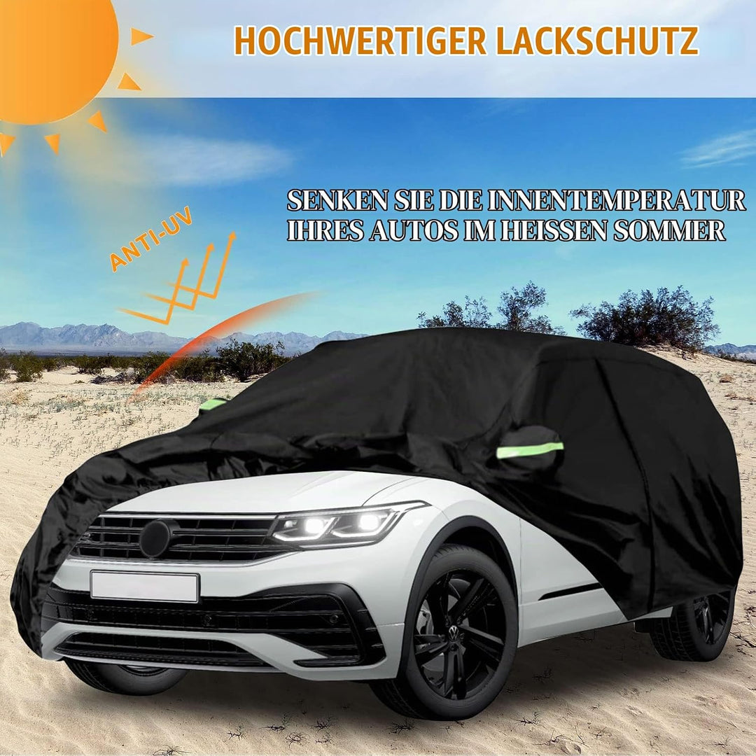 Autoabdeckung Wasserdicht für VW TROC 2017–2022, Atmungsaktiv Vollgarage Auto Abdeckplane für Regen