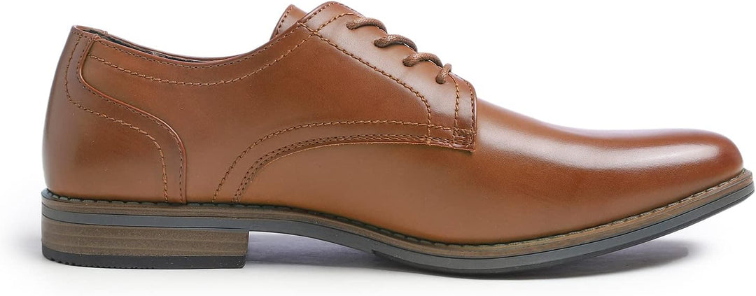 Feversole Men's Classic Dress Marc Herren Anzugschuhe Derby Schnürschuhe Business Schuhe Formale Mod