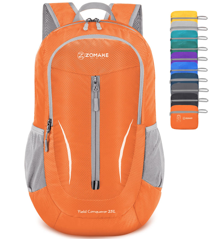 ZOMAKE 25L Faltbarer Rucksack Ultraleicht – Rucksack Damen Klein, Wanderrucksack Herren, Leichter Ta