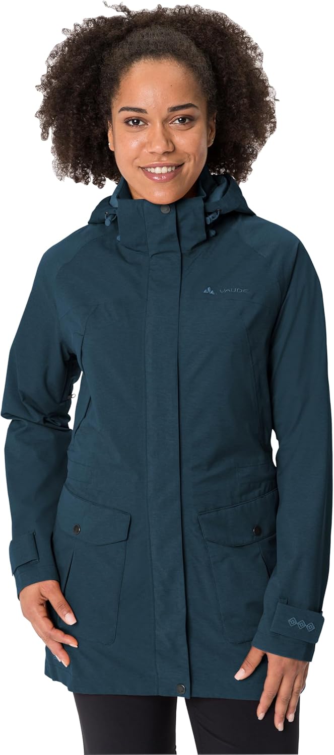 VAUDE Damen Women's Skomer Parka Jacke, Dark Sea