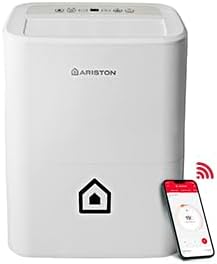 Ariston Deos 16s Wi Fi Tragbarer Luftentfeuchter, 430W, 16 Liter/Tag, Weiss 16 Litri Wi-Fi, 16 Litri