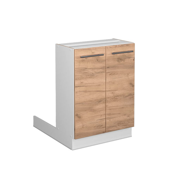 Vicco Kücheninsel Fame-Line, Goldkraft Eiche/Weiss, 60 cm ohne Arbeitsplatte Goldkraft Eiche Regalin