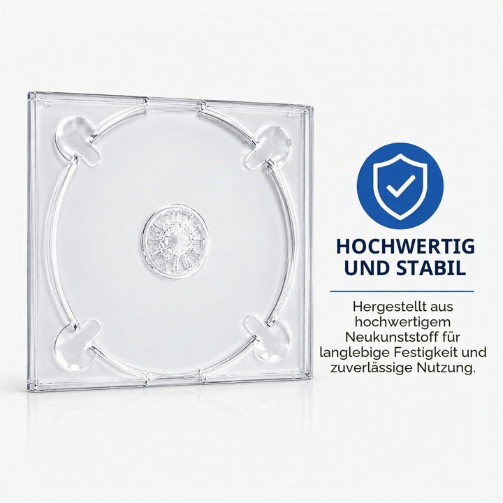 10 x Durchsichtiges CD-Disc-Digitray für Digipacks