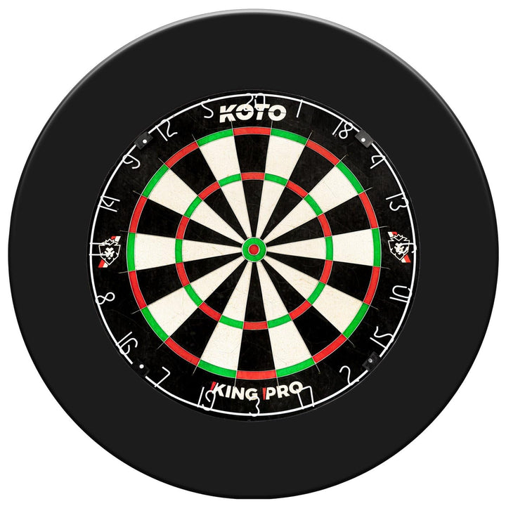 KOTO - King Pro + Dartbord Surround, Hochwertiger Dart Surround für alle Dartscheiben, Dart Auffamgr