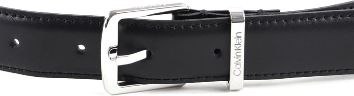 Calvin Klein Focused Square Buckle Belt W90 CK Black