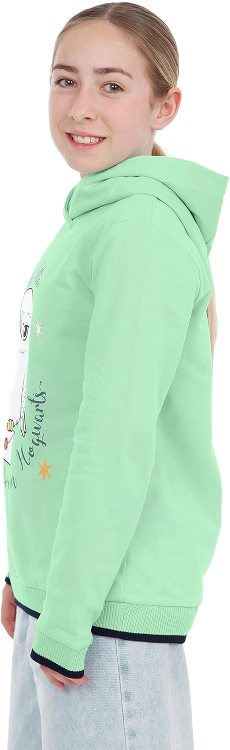 Harry Potter Pullover | Hedwig Hoodie Mädchen | 100% Baumwolle Kinder-Pullover | Hogwarts Pulli 152
